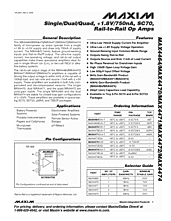 DataSheet MAX4470 pdf